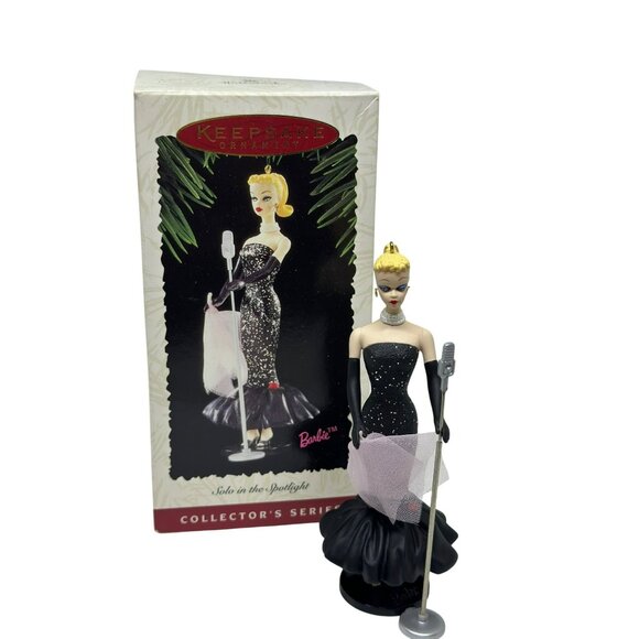VTG Hallmark 1995 Barbie "Solo in the Spotlight" Ornament | 2nd Keepsake, 4.5" - Picture 1 of 3